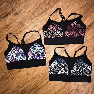 Victoria’s Secret Pink sports bras